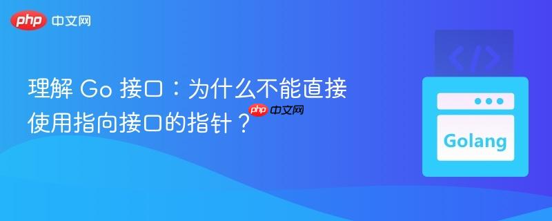 理解 Go 接口：为什么不能直接使用指向接口的指针？