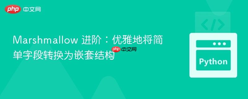 Marshmallow 进阶：优雅地将简单字段转换为嵌套结构