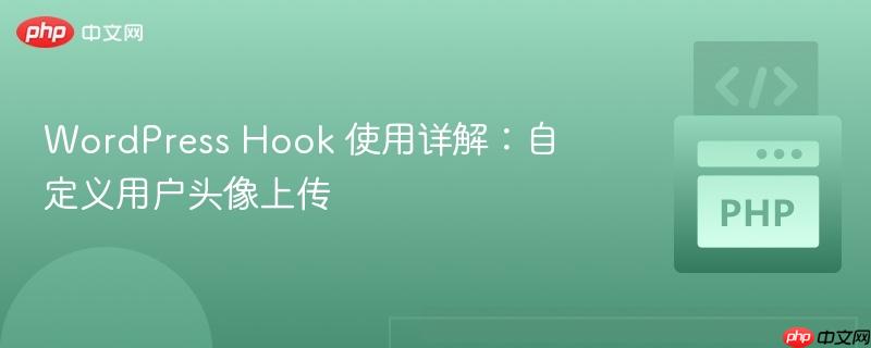 wordpress hook 使用详解：自定义用户头像上传