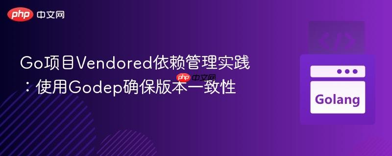 Go项目Vendored依赖管理实践：使用Godep确保版本一致性