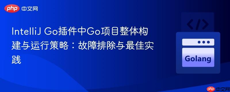 IntelliJ Go插件中Go项目整体构建与运行策略：故障排除与最佳实践