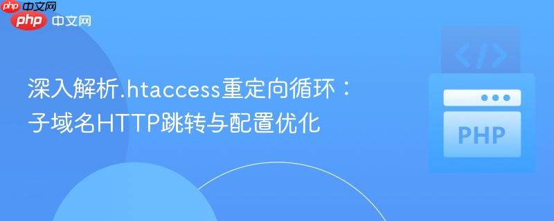 深入解析.htaccess重定向循环：子域名HTTP跳转与配置优化