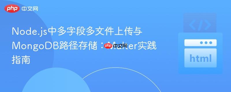Node.js中多字段多文件上传与MongoDB路径存储：Multer实践指南
