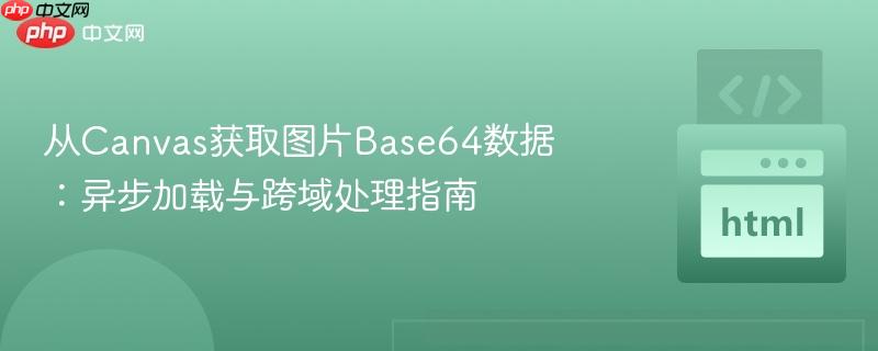 从Canvas获取图片Base64数据：异步加载与跨域处理指南