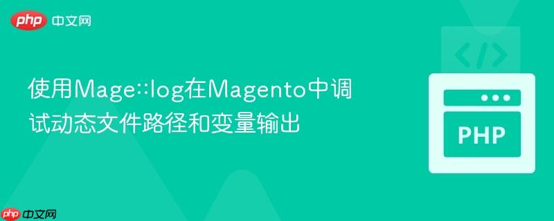 使用Mage::log在Magento中调试动态文件路径和变量输出