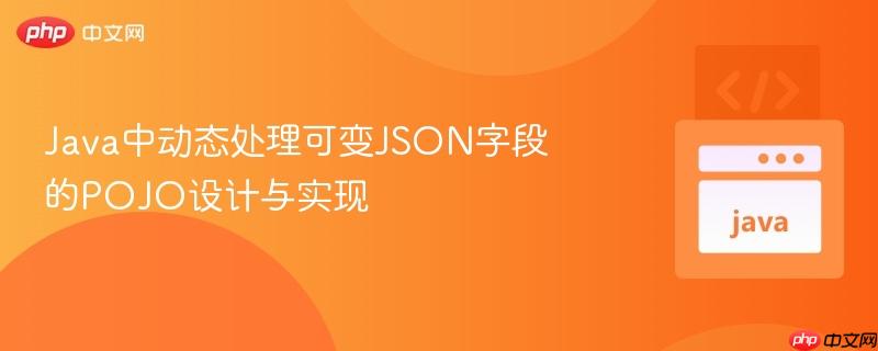 Java中动态处理可变JSON字段的POJO设计与实现