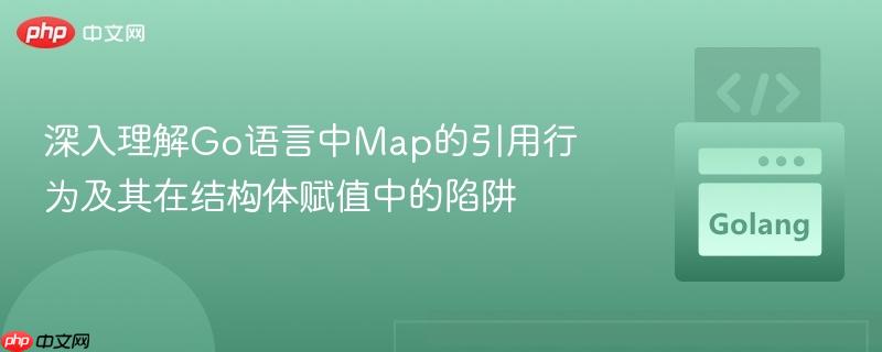 深入理解Go语言中Map的引用行为及其在结构体赋值中的陷阱