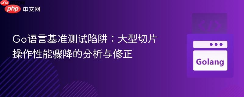 Go语言基准测试陷阱：大型切片操作性能骤降的分析与修正