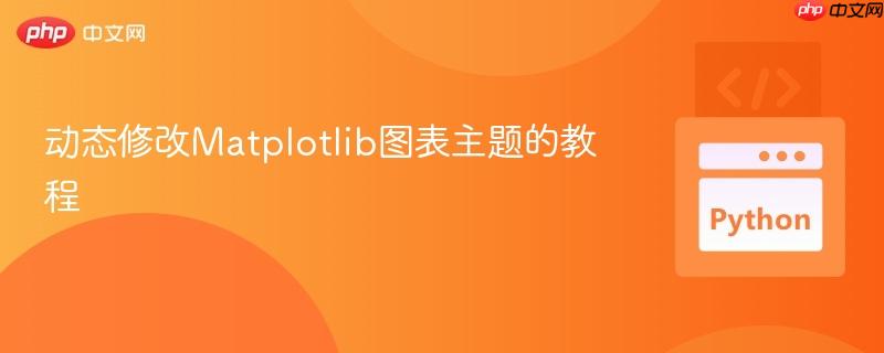 动态修改Matplotlib图表主题的教程