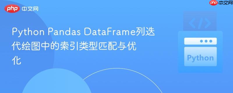 Python Pandas DataFrame列迭代绘图中的索引类型匹配与优化