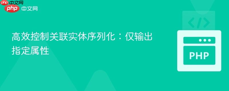 高效控制关联实体序列化：仅输出指定属性