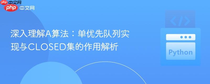 深入理解A算法：单优先队列实现与CLOSED集的作用解析