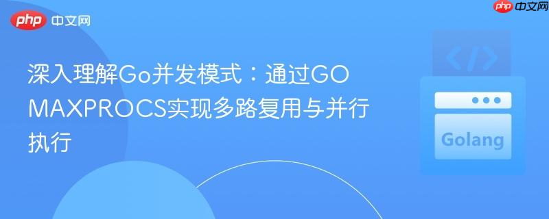 深入理解Go并发模式：通过GOMAXPROCS实现多路复用与并行执行