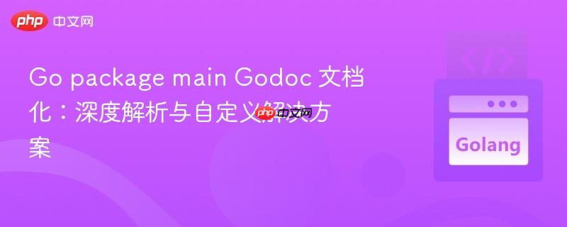 Go package main Godoc 文档化：深度解析与自定义解决方案