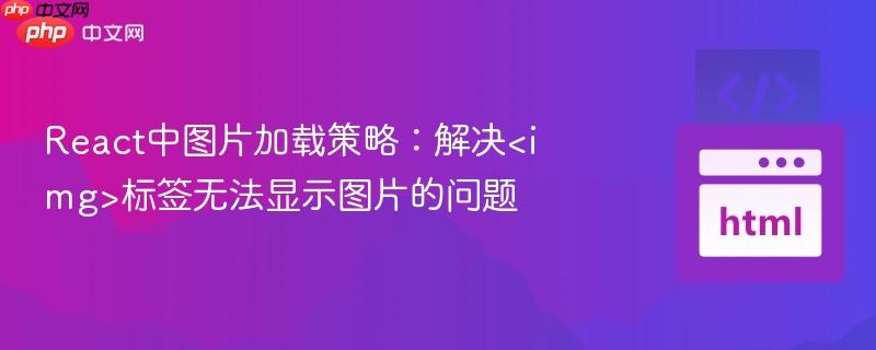 React中图片加载策略：解决标签无法显示图片的问题