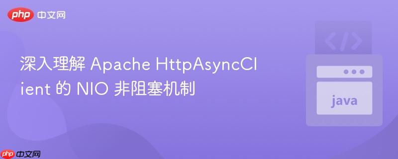 深入理解 Apache HttpAsyncClient 的 NIO 非阻塞机制