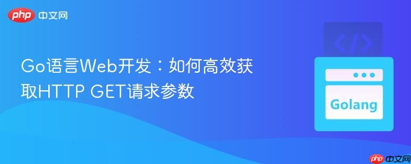 Go语言Web开发：如何高效获取HTTP GET请求参数
