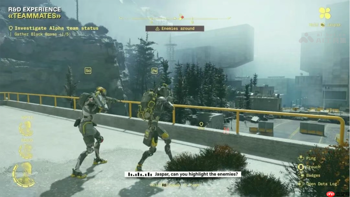 Teammates— 育碧推出的可交互生成式AI游戏项目