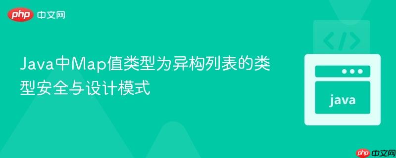 Java中Map值类型为异构列表的类型安全与设计模式