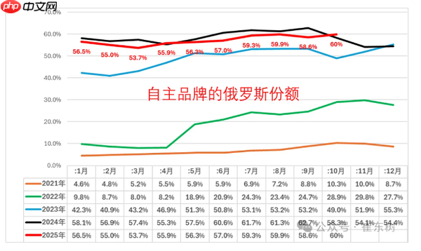俄罗斯车市最新情况：自主品牌占六成 理想岚图表现突出