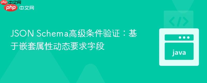 JSON Schema高级条件验证：基于嵌套属性动态要求字段