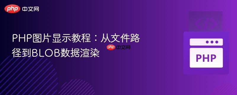 php图片显示教程：从文件路径到blob数据渲染