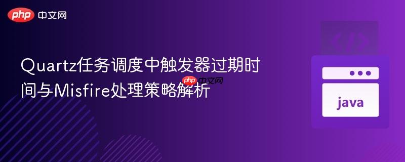Quartz任务调度中触发器过期时间与Misfire处理策略解析