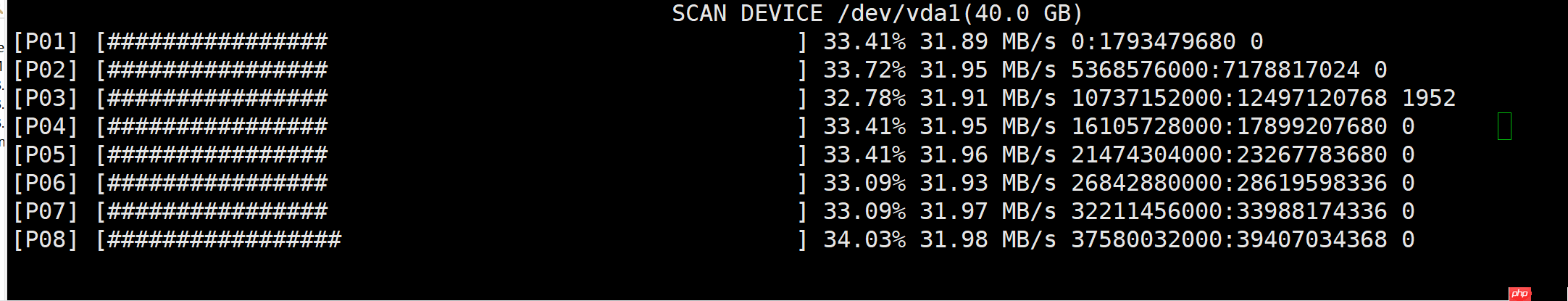 [MYSQL] python扫描磁盘恢复数据的可行性验证与速度测试