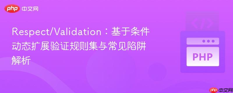 Respect/Validation：基于条件动态扩展验证规则集与常见陷阱解析