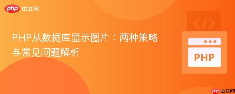 PHP从数据库显示图片：两种策略与常见问题解析