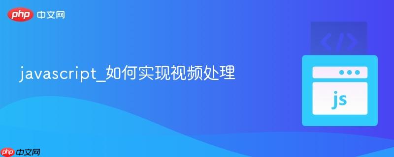 javascript_如何实现视频处理