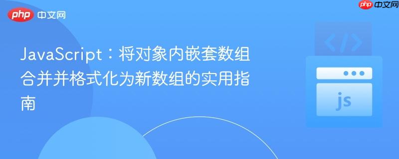 JavaScript：将对象内嵌套数组合并并格式化为新数组的实用指南