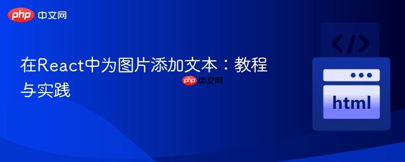在React中为图片添加文本：教程与实践