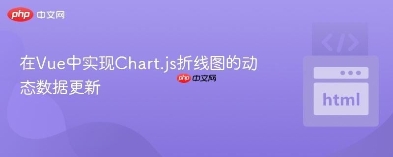 在Vue中实现Chart.js折线图的动态数据更新
