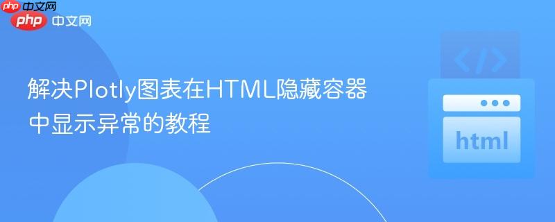 解决Plotly图表在HTML隐藏容器中显示异常的教程