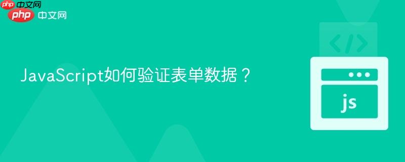 JavaScript如何验证表单数据？