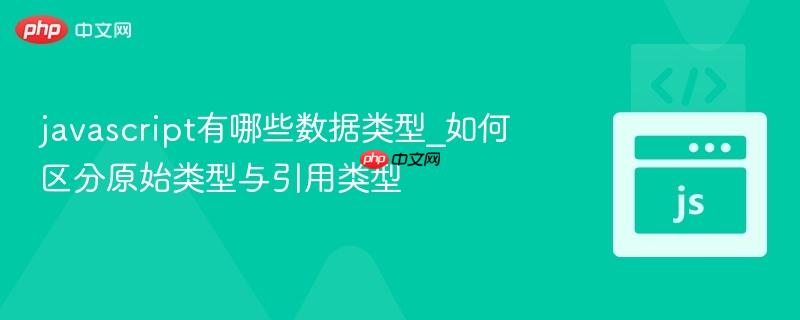 javascript有哪些数据类型_如何区分原始类型与引用类型
