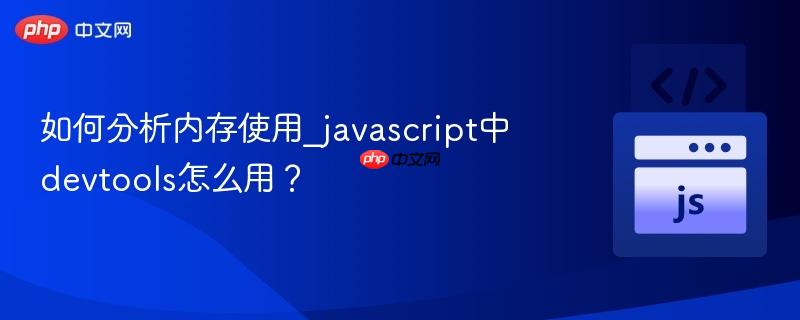 如何分析内存使用_javascript中devtools怎么用？