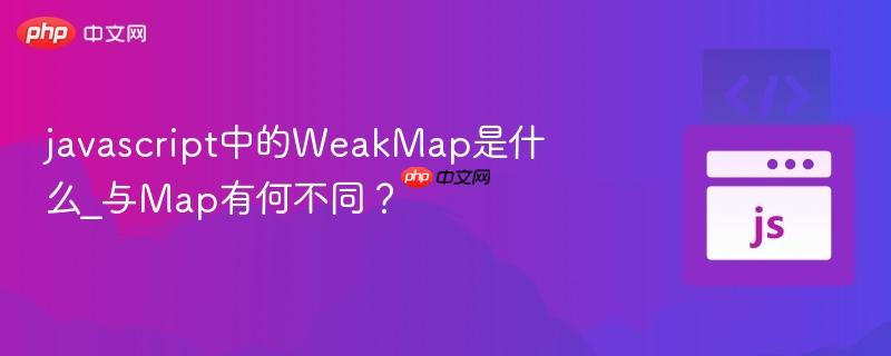 javascript中的WeakMap是什么_与Map有何不同？