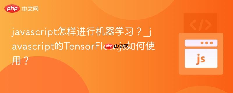 javascript怎样进行机器学习？_javascript的TensorFlow.js如何使用？