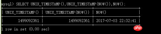 MySQL中常用日期时间函数有哪些