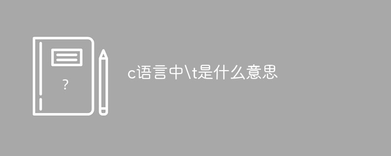 c语言中	是什么意思