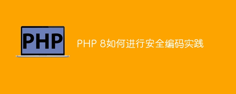 PHP 8如何进行安全编码实践