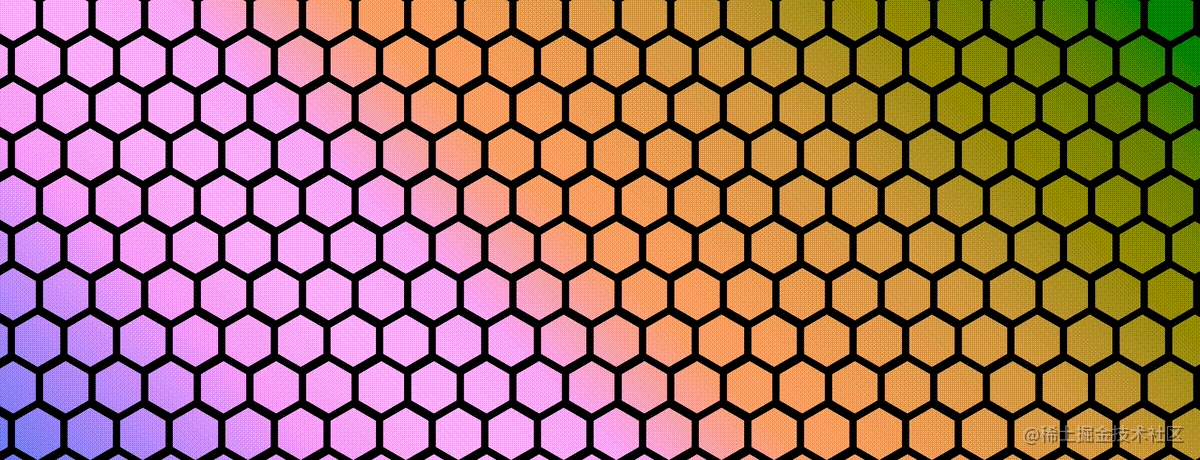 手把手教你使用CSS实现酷炫六边形网格背景图