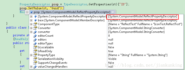 C# 可以利用反射给只读属性赋值吗？