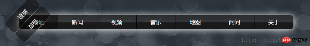 利用html和CSS3实现导航栏