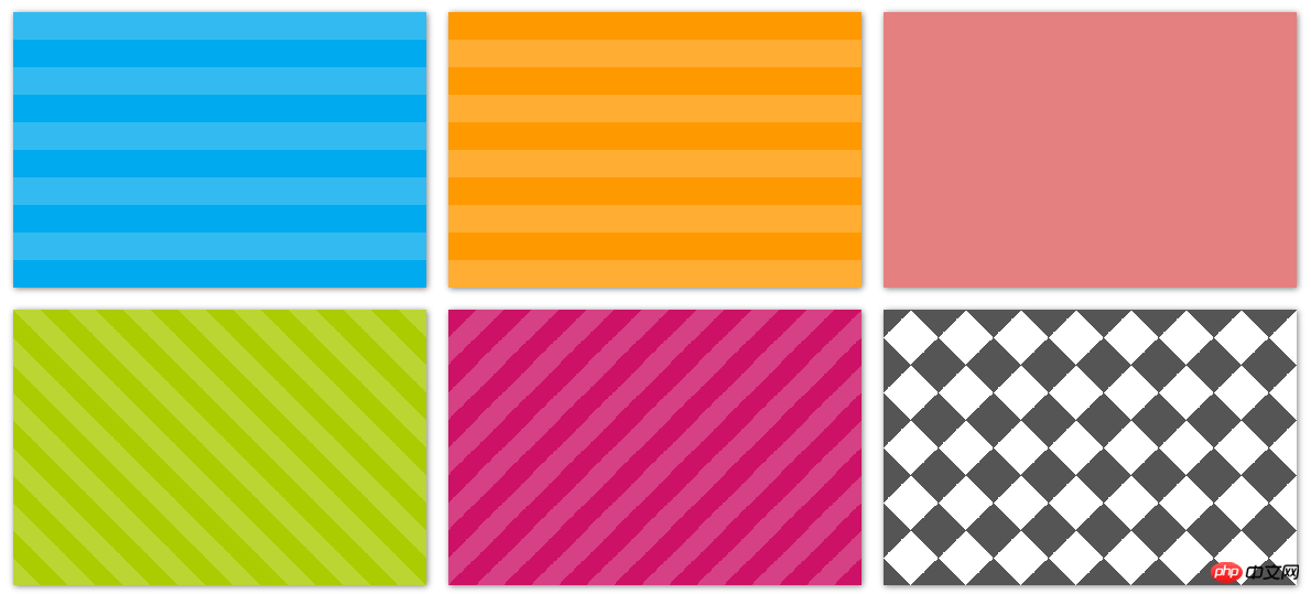 CSS制作Web页面条纹背景样式的介绍
