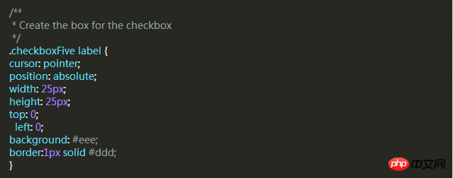 CSS设置Checkbox复选框的样式