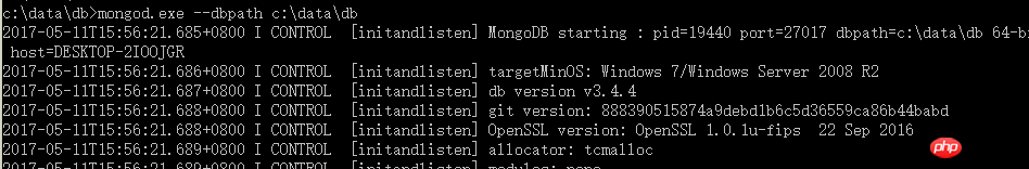 windows下安装mongodb实例教程