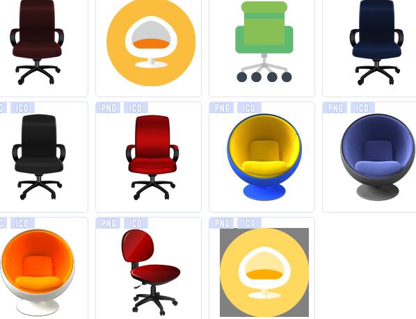 电脑椅图标